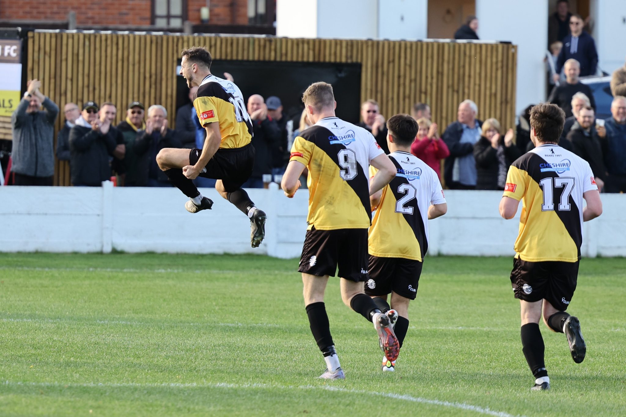 Congleton Town produced an upset win over higher-ranked opponents in the FA Trophy