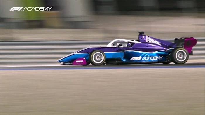 F1 Academy: Top 5 finish for Glossop’s Palmowski