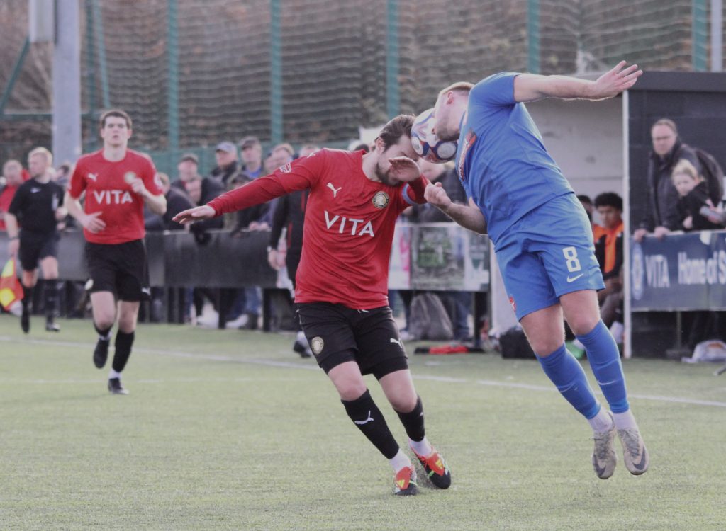 Match action from Cheadle Town's win at Stockport Town - part of the NWCFL Groundhop 2025.