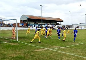 Maghull came out on top in their FA Vase fixture with Frickley Athletic
